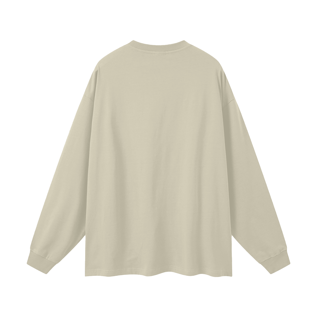 Sitting bull shadow Oversized Unisex Long Sleeve T-Shirt
